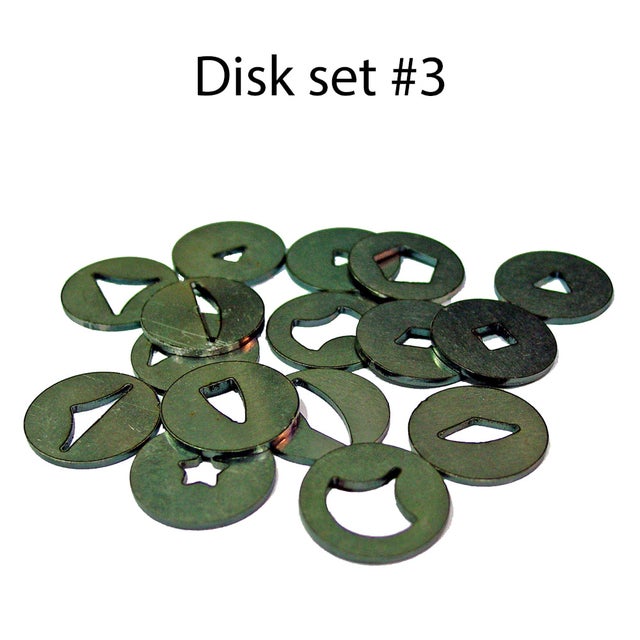 10 Discs for Makin's Clay Extruder, Set C, Forming and Modeling Tool for  Making Textural Details and Design for All Types of Polymer Clay 